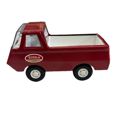 Tonka Vintage Red Pickup Truck Pressed Steel Very Clean Open Cab