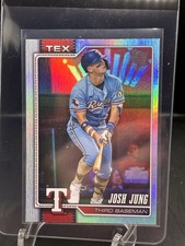 2026 Topps Baseball #98 Josh Jung Rainbow Foil Parallel Texas Rangers