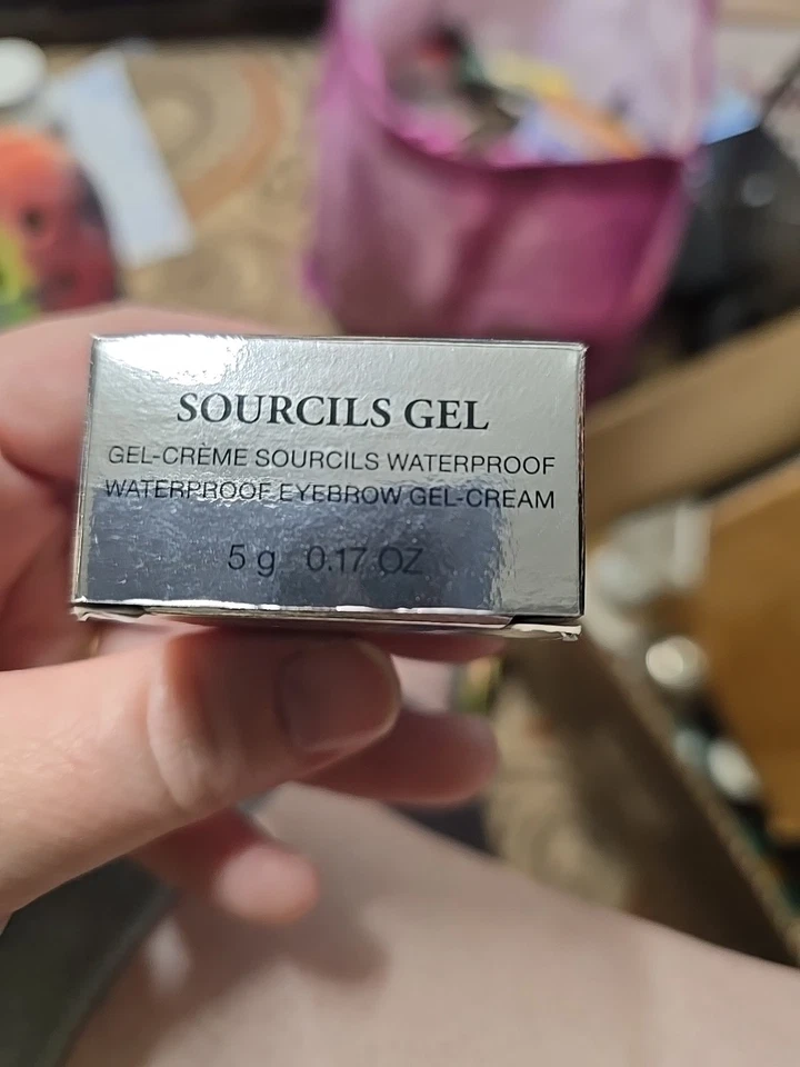 Crema gel para cejas impermeable Lancome 02 castaño rojizo 0,17 OZ NUEVO EN CAJA ver fotos para daños Foto 2 de 4