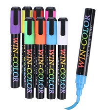 Liquid Chalk Markers Erasable,8 Colours Window Markers,6mm Reversible Tip,Zer...