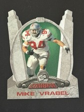 1997 Press Pass Combine #28 Mike Vrabel Die Cut Rookie Card Patriots. rookie card picture