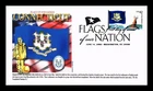 DR JIM STAMPS US COVER CONNECTICUT FLAGS OF OUR NATION FDC PANDA CACHET