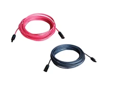 WindyNation 8-Gauge 80 ft. Black/80 ft. Red Solar Cable (1-Pair)