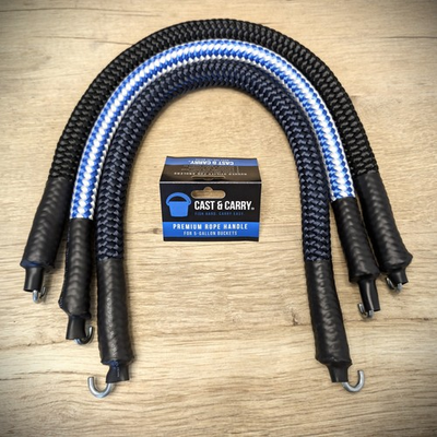 #ad Cast amp; Carry Premium Rope Handle for 5 Gallon Buckets 3 PACK $39.00