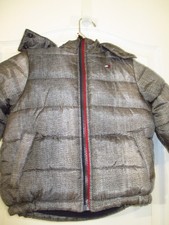 Tommy Hilfiger steel grey boys puffer coat size 2T-very warm-NWT