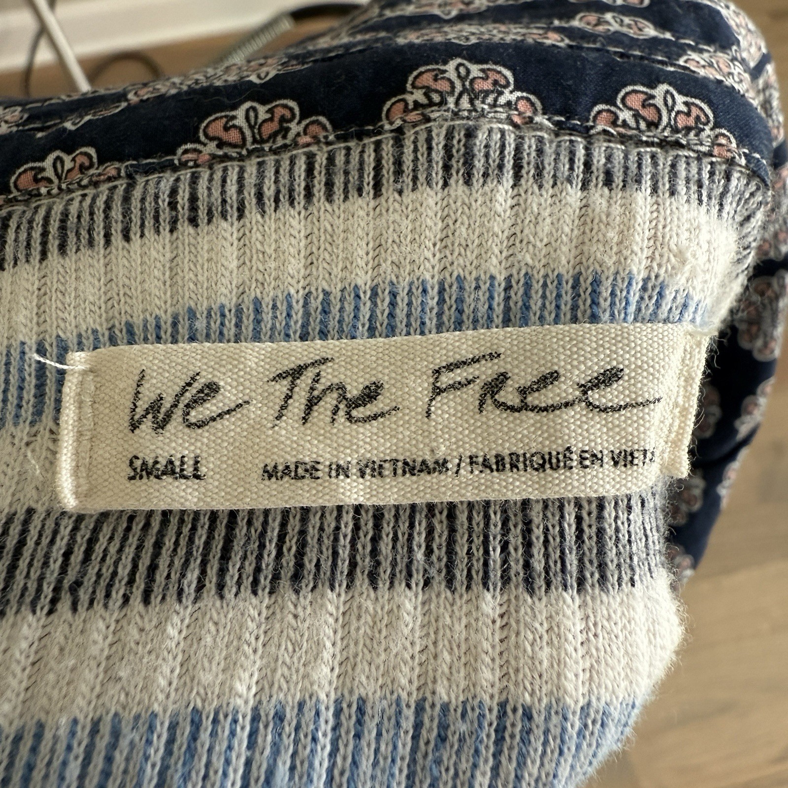 We The Free Multi Pattern Patchwork Oversized Cro… - image 5