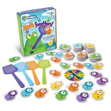 Math Swatters Game: Educational Board for 2-4...