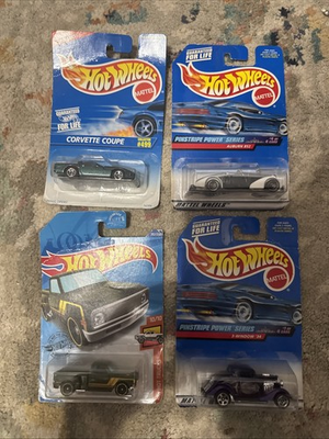 #ad Assortment Of Four Old Hot Wheels  $35.00