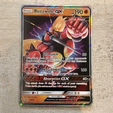 Pokemon Buzzwole GX SM69 Sun & Moon Promo Full Art Holo NM on eBay