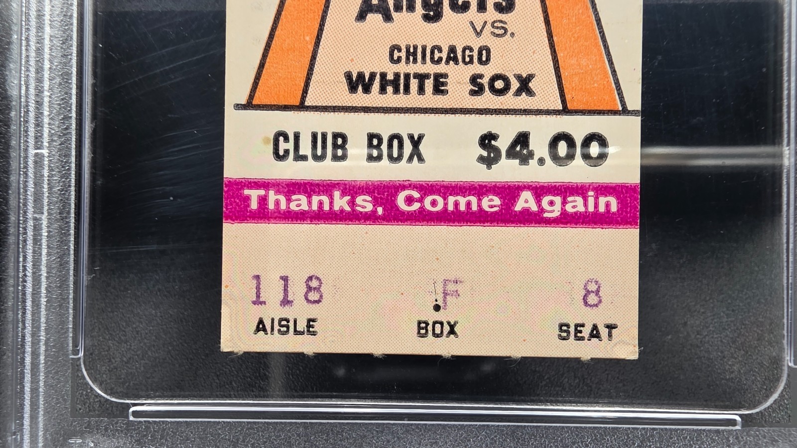 ⚾️PSA 3 / AUTO 10⚾️VINTAGE SEPT 11, 1973 NOLAN RYAN SIGNED TICKET STUB⚾️WIN 65⚾️ view 6