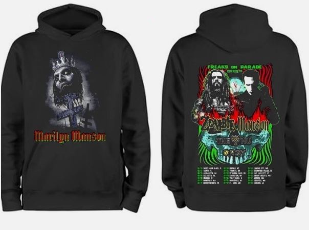 Custom Rob Zombie Freaks On Parade 2026 Tour T shirt Or Hoodie | eBay