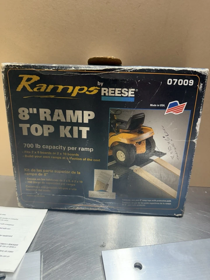 Rampas de Reese 8 pulgadas Ramo Top Kit 700 libras de capacidad Foto 2 de 4