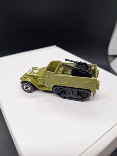 1974 Hot Wheels Gun Bucket Military Army Redline Truck VG+
