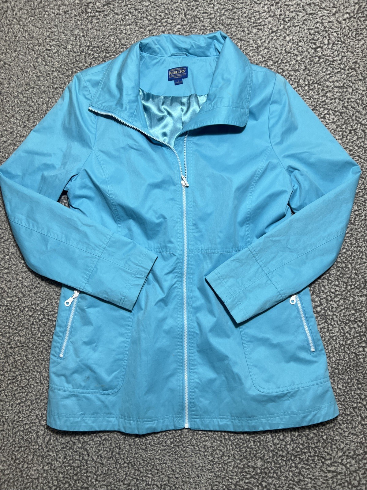 Pendleton Womens Size Large Windbreaker Jacket Bl… - image 1