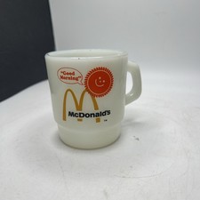 Vintage McDonalds “Good Morning” Glass Coffee Cup Oven Proof Made in USA