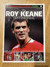 Manchester United V Celtic Roy Keane Testimonial Programme 9/5/2006 Football