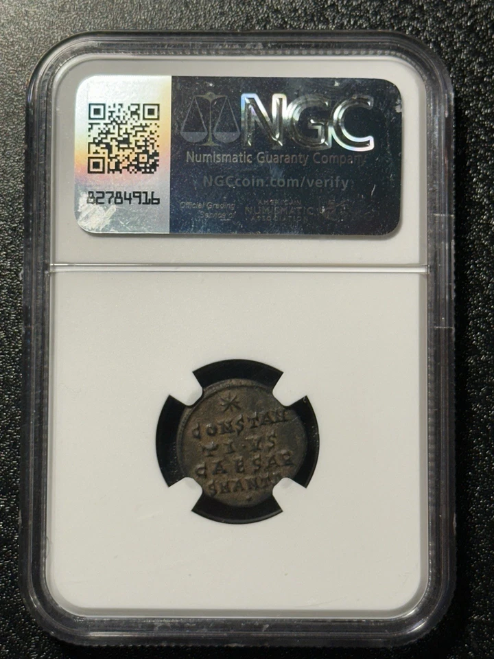 Constantius II As Caesar (AD 337-361) AE3 NGC Ch XF STAR *. Anepigraphic Issue - Image 2 of 2