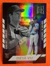 GEORGE BRETT BOBBY WITT JR 2022 CAPSTONE BASEBALL DEJA VU #DV-5 RC KC ROYALS 🔥