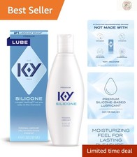 Silicone Lube 4.5 Fl Oz - Perfect for Couples, Anal Safe Condom Compatible