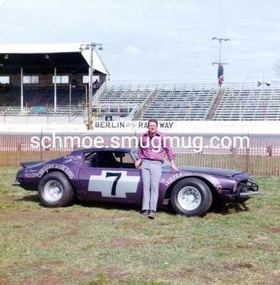 VINTAGE ORIGINAL RACING PHOTO;  MIKE JOHNSON, BERLIN RACEWAY, LATE MODEL