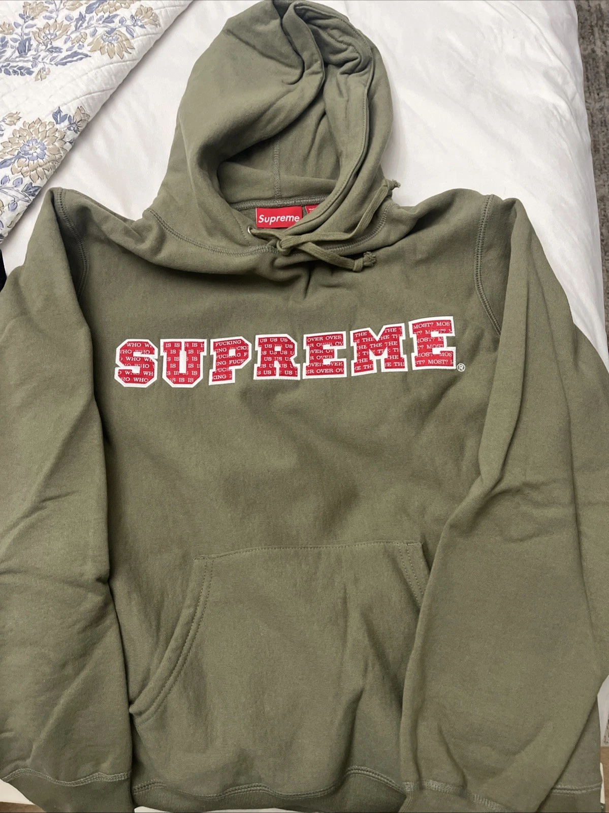 sweat à capuche suprême grand homme