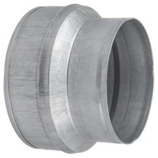 Inch Duct Pipe Adapter - Galvanized Steel HVAC Ducting Reducer for 6" to 5"