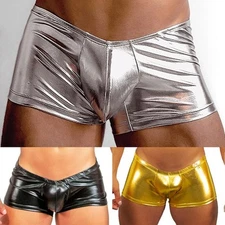 Supply Quality Stylish Underpants Bandage Boxer Briefs Clothes Metal Sexy