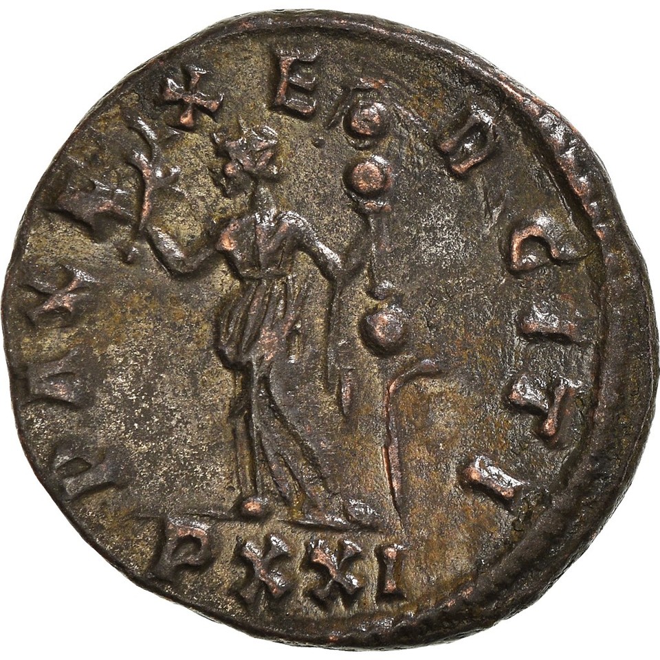 [#972738] Coin, Carus, Antoninianus, 283, Ticinum, MS(60-62), Billon ...