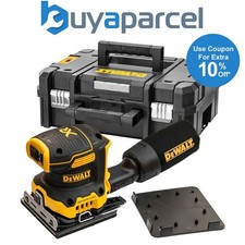 Dewalt DCW200N Cordless Brushless 18v XR 1/4 Sheet Palm Sander Hook Loop + Tstak