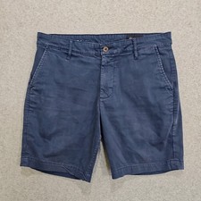 AG Adriano Goldschmied The Wanderer Shorts Slim Trouser Men's Size 32 Navy Blue