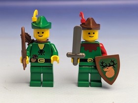 LEGO 6103 Various Knights with Equipment Castle Mini-Figures Forest Men