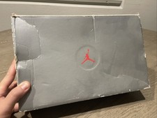 Rare Vintage Nike Air Jordan BLK/WHITE Varsity Red Jumpman Team BG Box Only 5Y