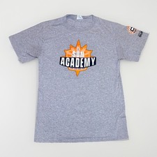 Sun Academy Gray T-Shirt Women’s Large 18x26 Phoenix Suns Basketball T Shirt