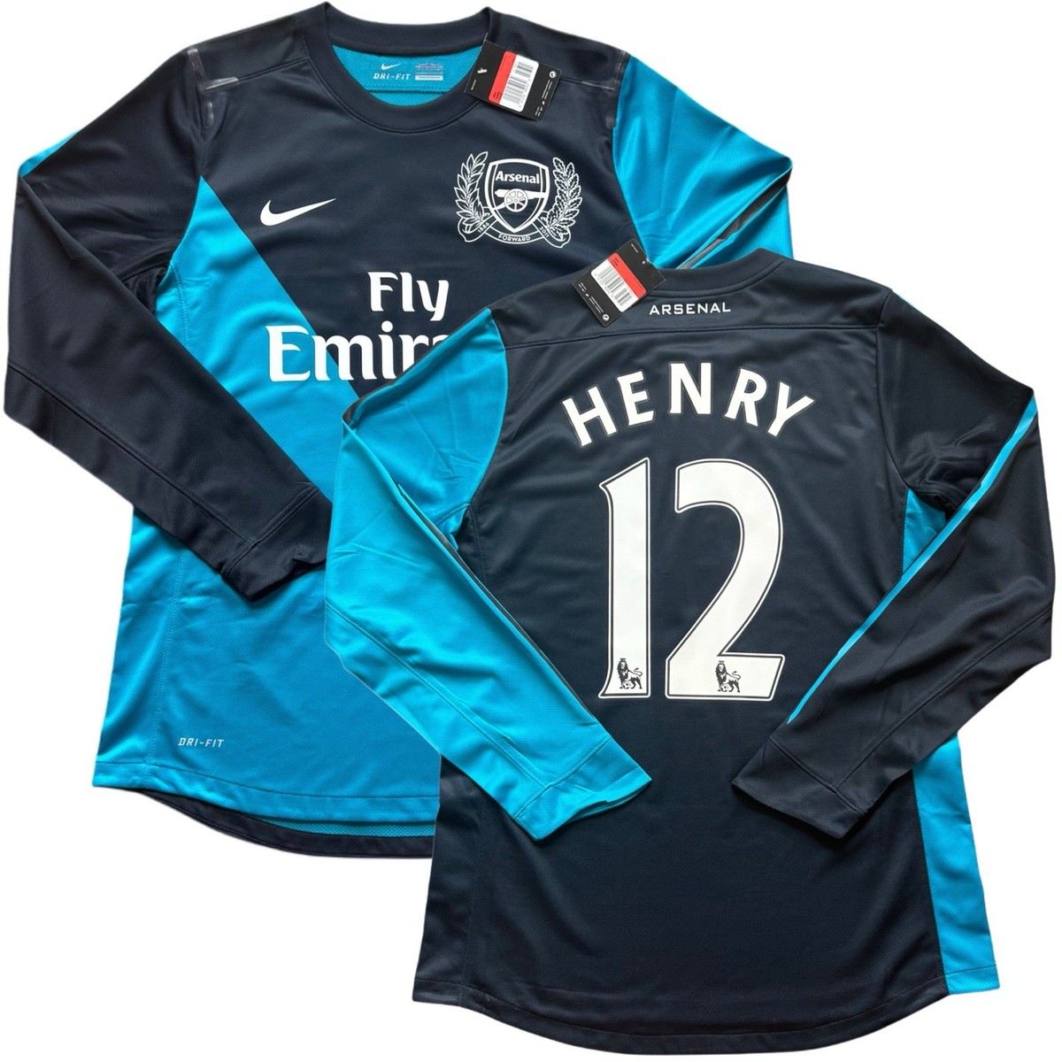 アルアインFC 2011-12 アウェイ ユニフォーム 2011/12 Arsenal Authentic Away Jersey #12 Henry Large Long Sleeve