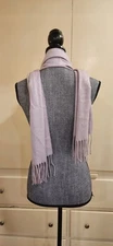 Cejon Made in Italy Lavender Fringe Scarf – Soft Acrylic Wrap Shawl
