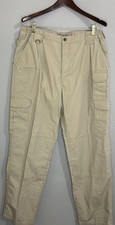 511 Tactical Men's Khaki Cargo Straight Ripstop Tactical Pants Size 38x34