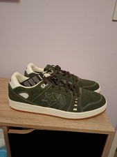 Converse Pro Mens Dark Khaki Green Trainers Uk 11 Skate Brand New In Box