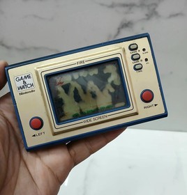 Lot Of 5 Nintendo Game Watch Wide Screen Game ( Parts Only )