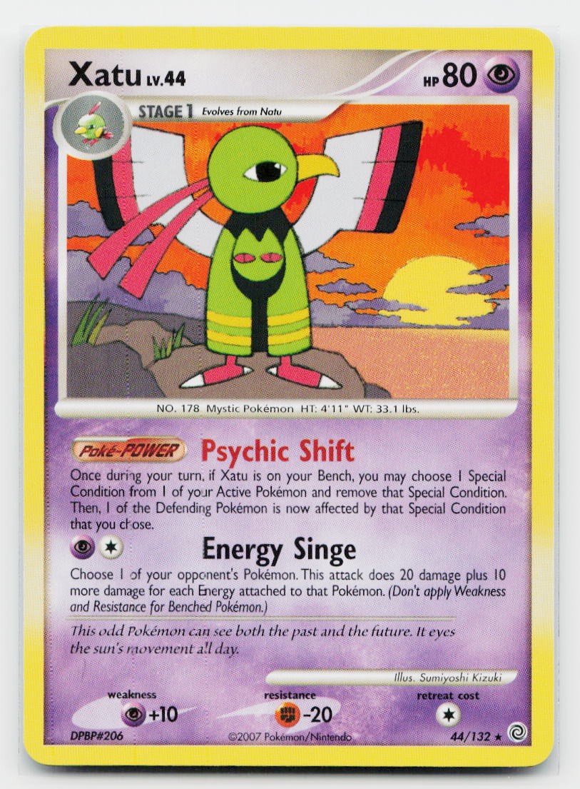 Xatu Rare Secret Wonders 44/132 Pokemon TCG