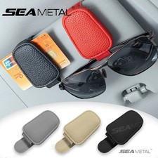 SEAMETAL Car Sun Visor Sunglasses Holder Magnetic Clip Card Ticket Organizer