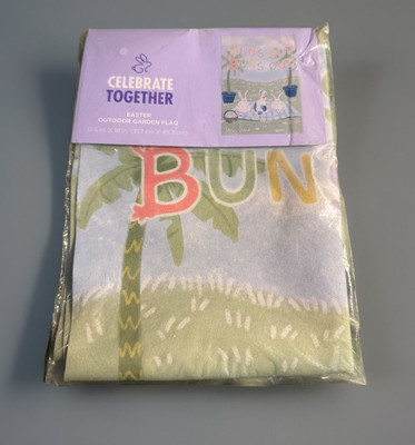 NEW!!! Celebrate Together Easter Outdoor Garden Flag Small 12.5x18 Double Sided