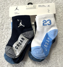 Nike Air Jordan Toddler 2-4 Multicolor 6 Pack Socks SH7