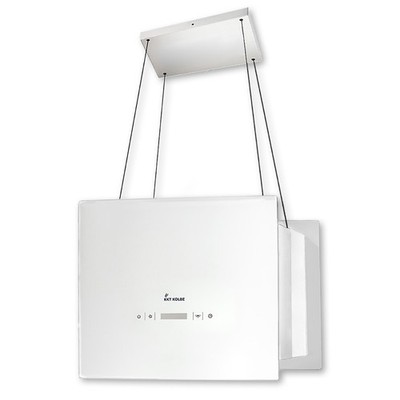 KKT KOLBE Dunstabzugshaube Inselhaube 40cm Edelstahl weißes Touch Bedienung