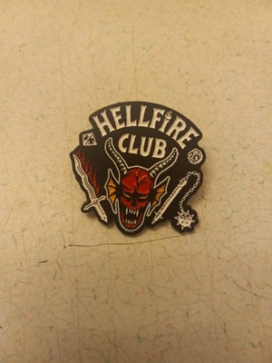 STRANGER THINGS  HELLFIRE CLUB  Pinback