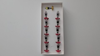 Vintage Subbuteo Celluloid Team Ref. 40 with Bases