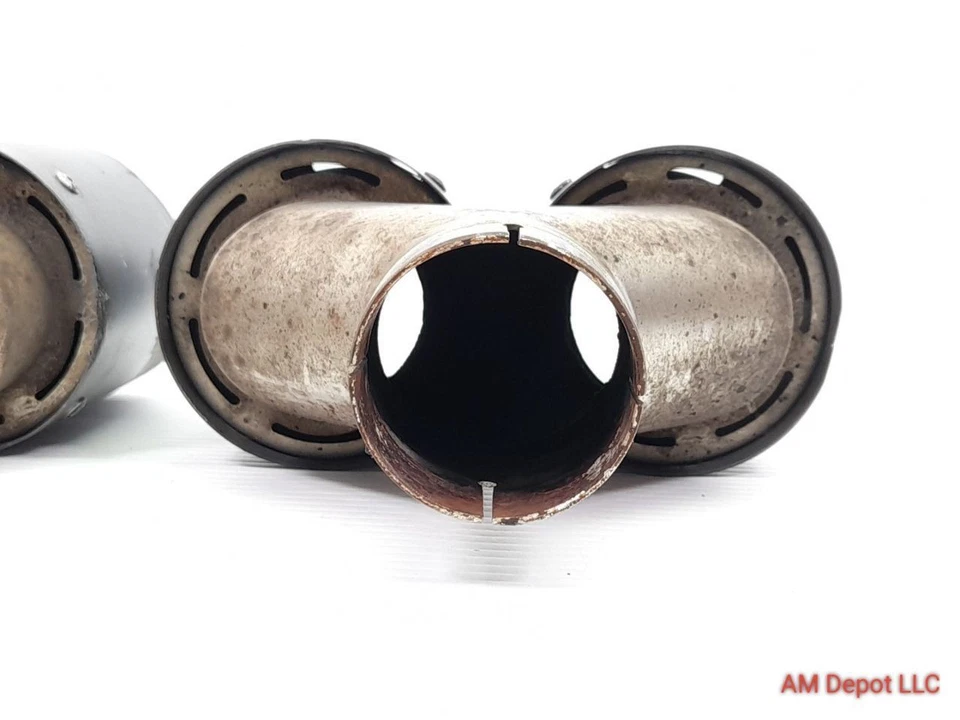 2011 BMW 535i 550i F10 Aftermarket Tail Pipe Set ID 50mm OD 55mm 18307612731 - Изображение 2 из 4