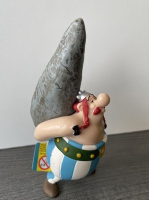 Plastoy Asterix Comic Figur Obelix mit Hinkelstein 11 cm wie Neu Von 2011