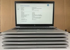 Lot of 11 HP Elitebook 5 840 & 6 850 G6 i5 & i7 8GB 256 GB M.2 SSD No OS