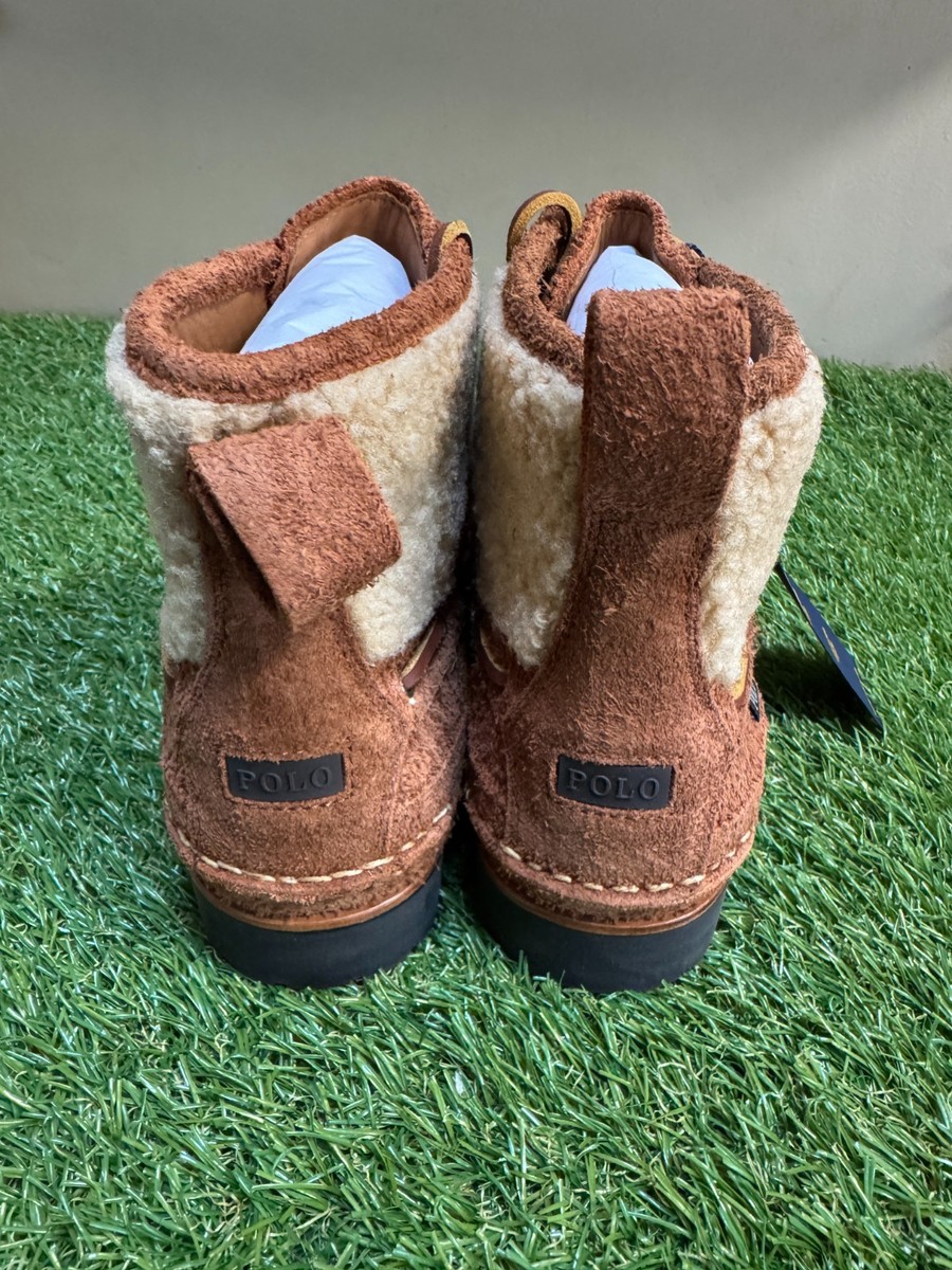 Polo Ralph Lauren Polo Country Ranger Boots Suede Faux Shearling