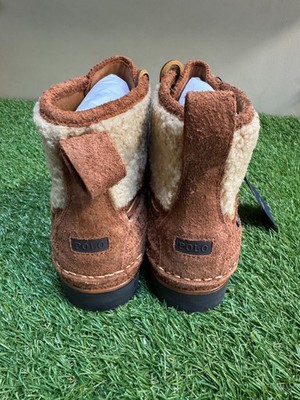 POLO RALPH LAUREN Suede レンジャーブーツ　モカシン Polo Ralph Lauren Polo Country Ranger Boots Suede Faux Shearling